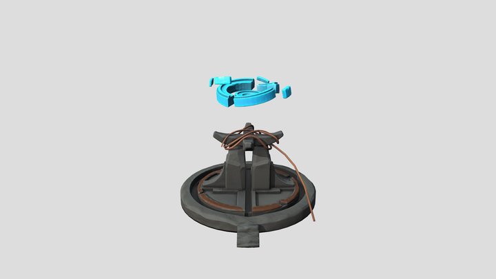 DOTA 2 Inspired GAME READY 3D Model OUTPOST 3D Model