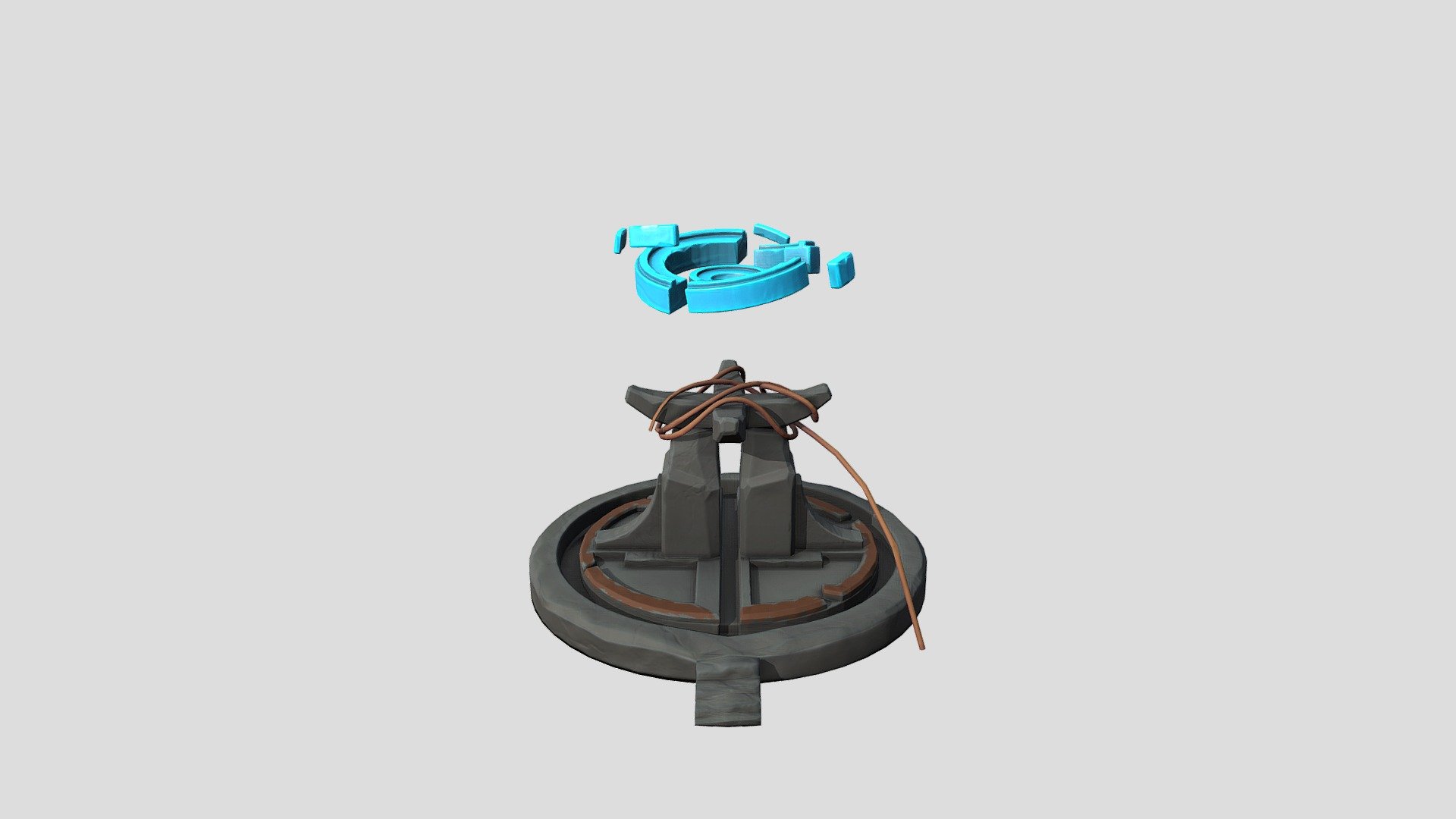 DOTA 2 Inspired GAME READY 3D Model OUTPOST