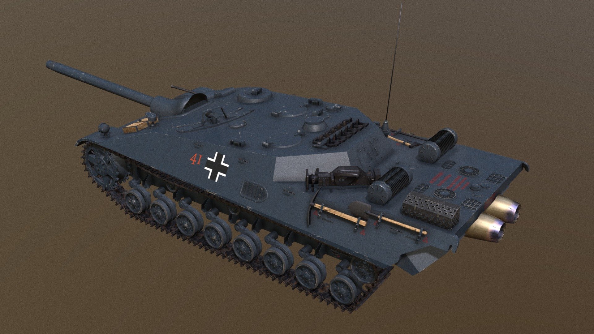 Schnell Jagdpanzer Aureole - Grau without Armor - Buy Royalty Free 3D ...