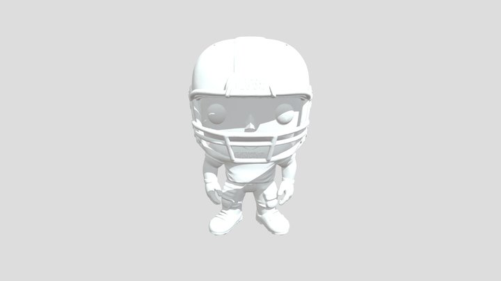 Liberty Football Pop Figure 3D Model