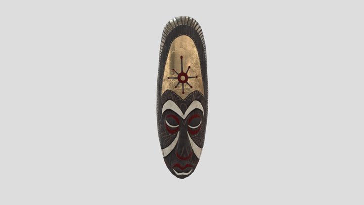 Asset - AfricanMask 3D Model