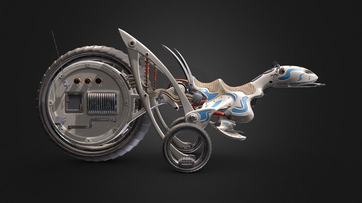 Cyclone Raider 3D Model