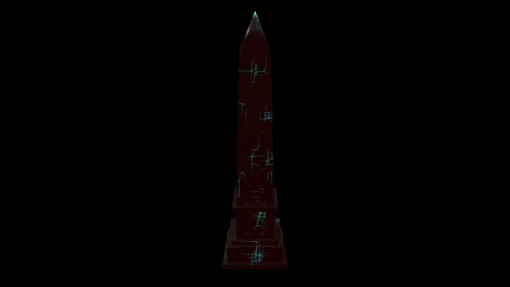 Sci Fi Obelisk 3D Model