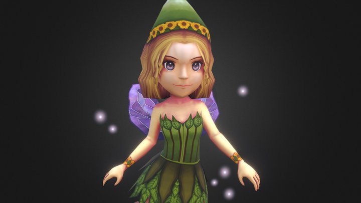Fantasy fairy 3D Model