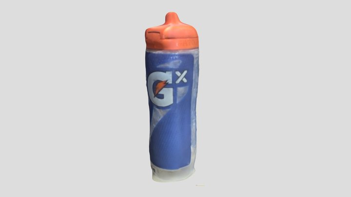 3d waterbottle with kysin waterbottle 3D Model