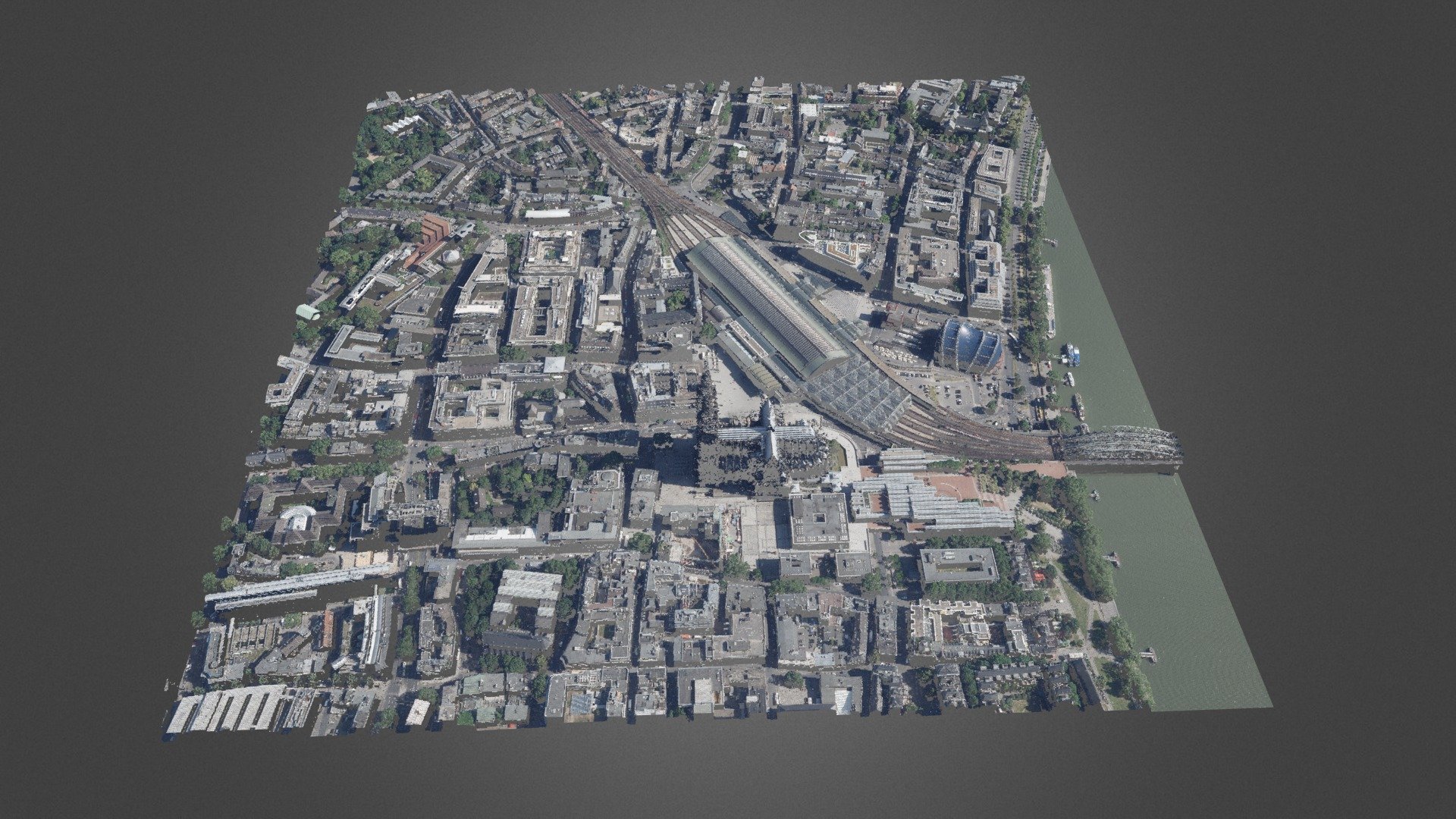 Kölner Zentrum - 3d Model By Sead [76254c8] - Sketchfab