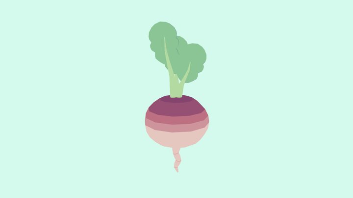 3December Vegetable 3D Model