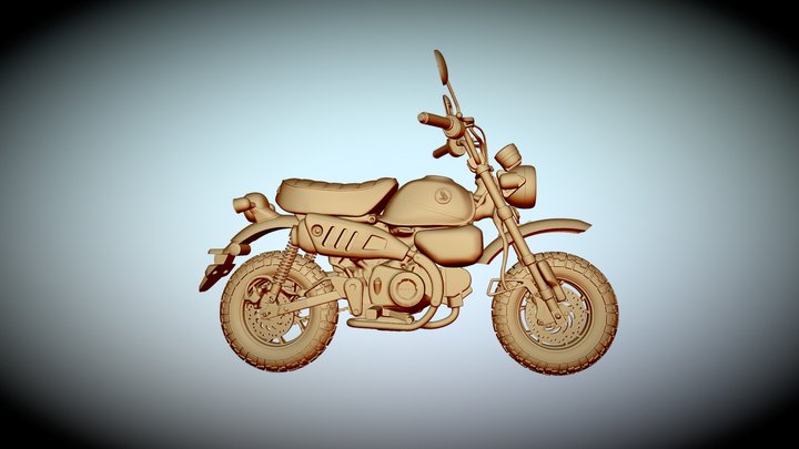 Honda Monkey All Low 3D Model