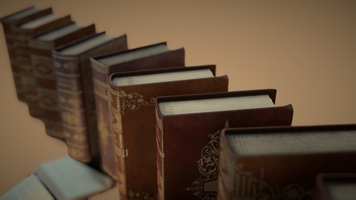 Old books | Free Download 3D Model