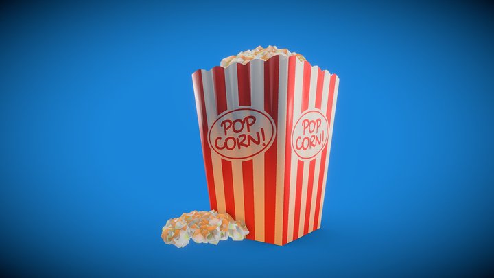 Popcorn bucket 3D Model