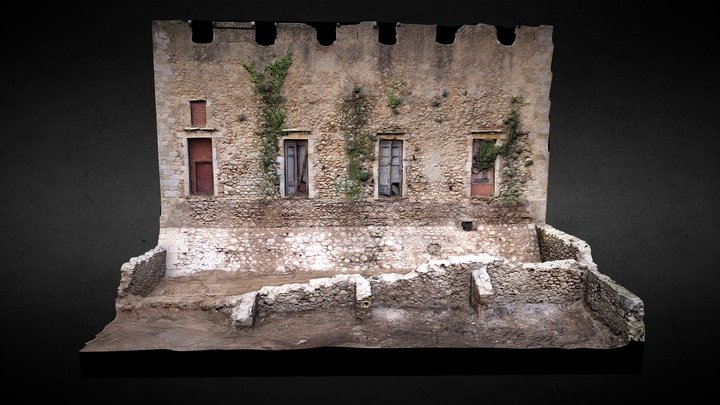 Palau de Santa Maria de Vilabertran (s. XVIII) 3D Model