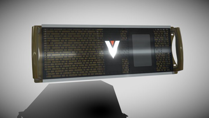 Frontplate_Grill__7zoll_aussenframe v4 3D Model