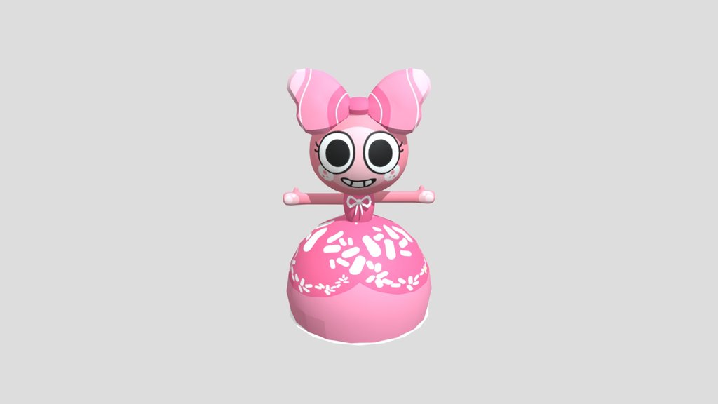 Bubblegum pinky poppy skin