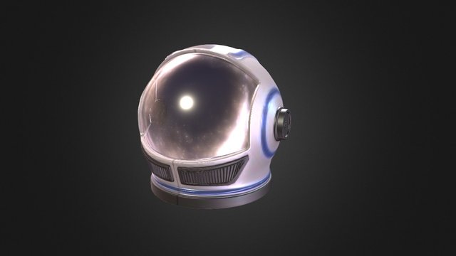 Space Helmet 3D Model