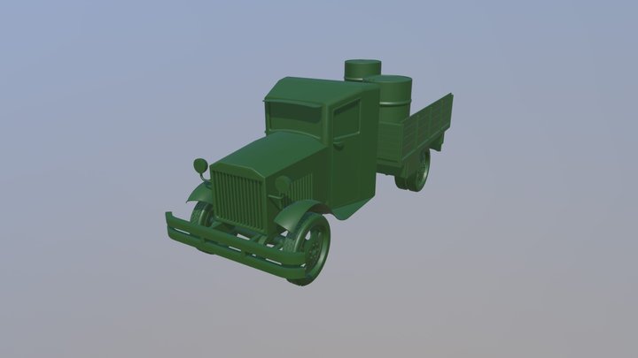 Camión  ZIS -5 3D Model
