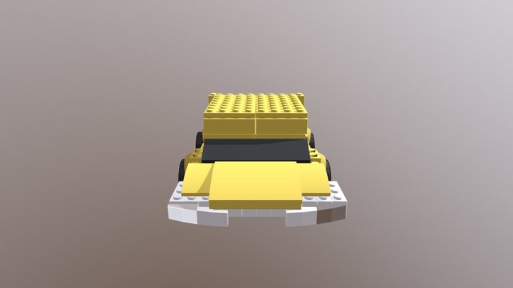 Rufus's Lego Car 3D Model