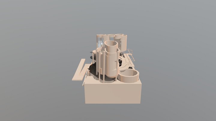SP 22 B2 final sketch up model 3D Model