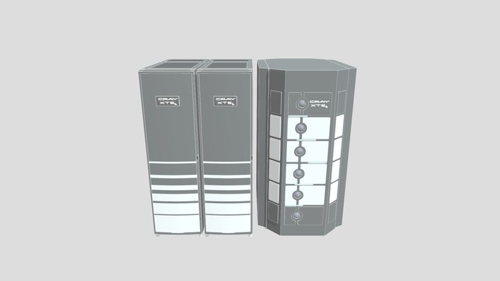 Cray XT5h 3D Model