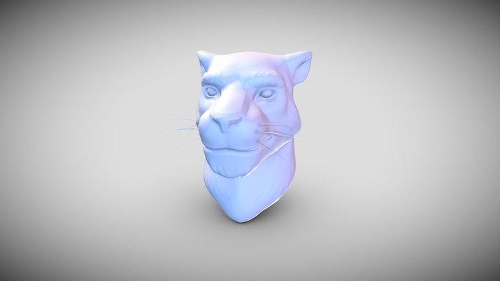 Furry_Tiger_200903 3D Model