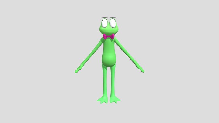 Ribbit 3D Model