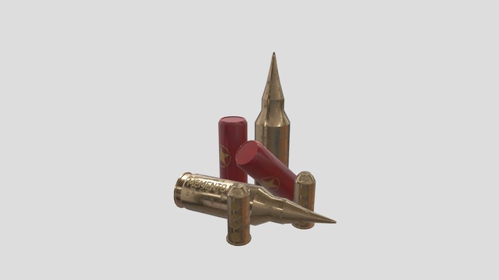 Western ammo pile 3D Model