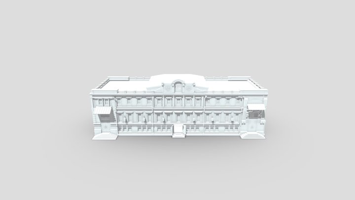 Московский Художественный театр 3D Model