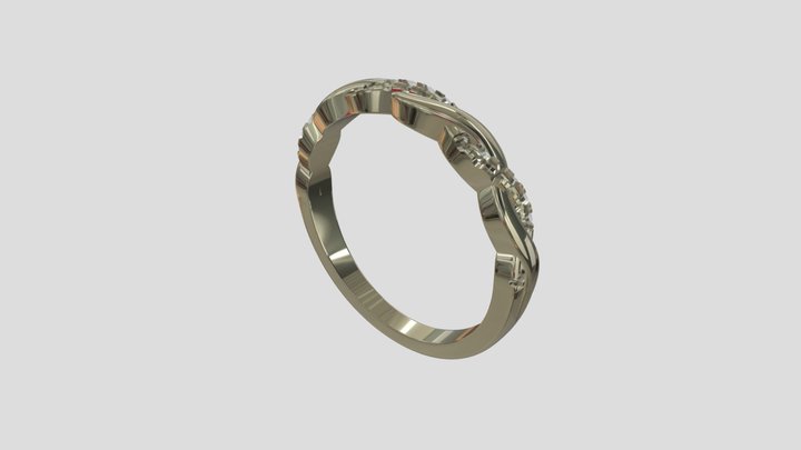 AHR024 goldring wedding engagement luxury – Modèle 3D gratuit STL