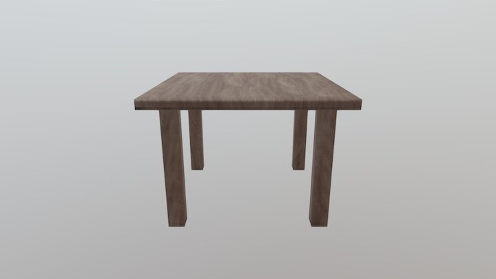 School's portfolio: table 3D Model