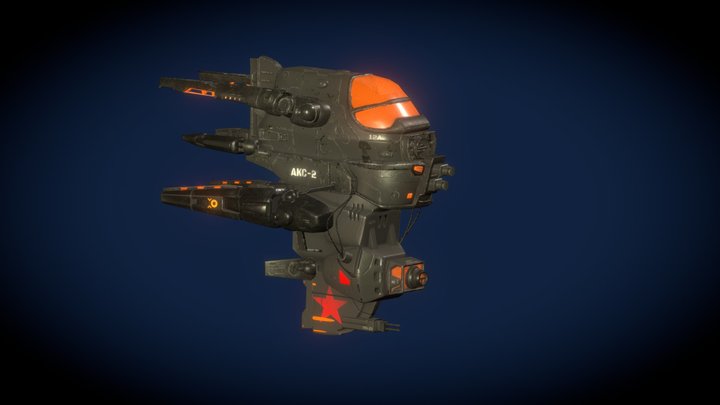Spaceship Fighter is a free low-poly 3D model. 3D Model