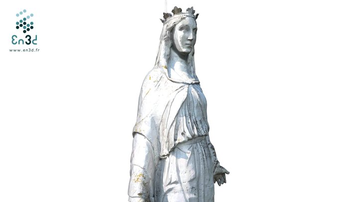 Notre Dame Des Neiges - Statue 3D Model