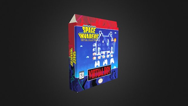 Space Invaders Box 3D Model