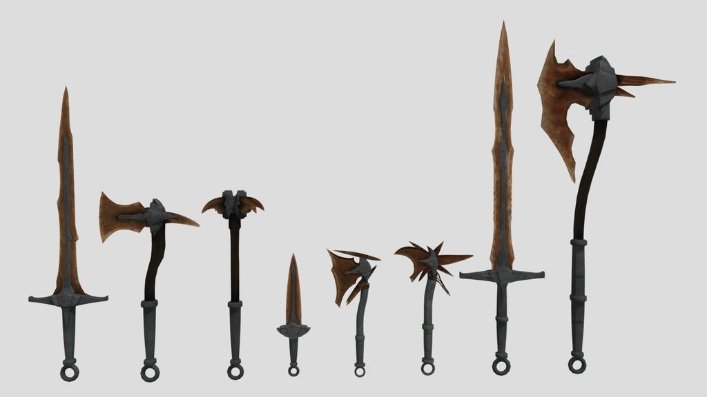 TESB Dragonbone Weapons