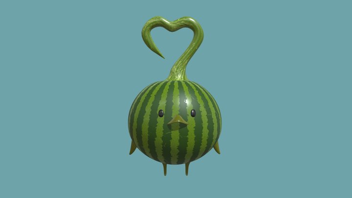 Melonguy 3D Model