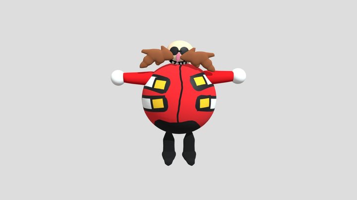 Eggman The Sketchuman Rig 3D Model
