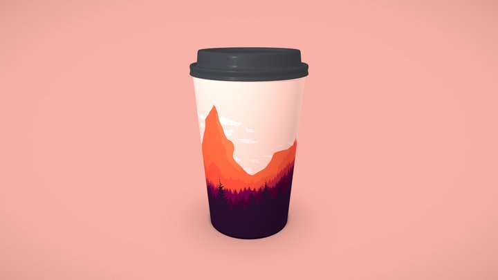 Coffee Hot Cup - FREE 3D Model