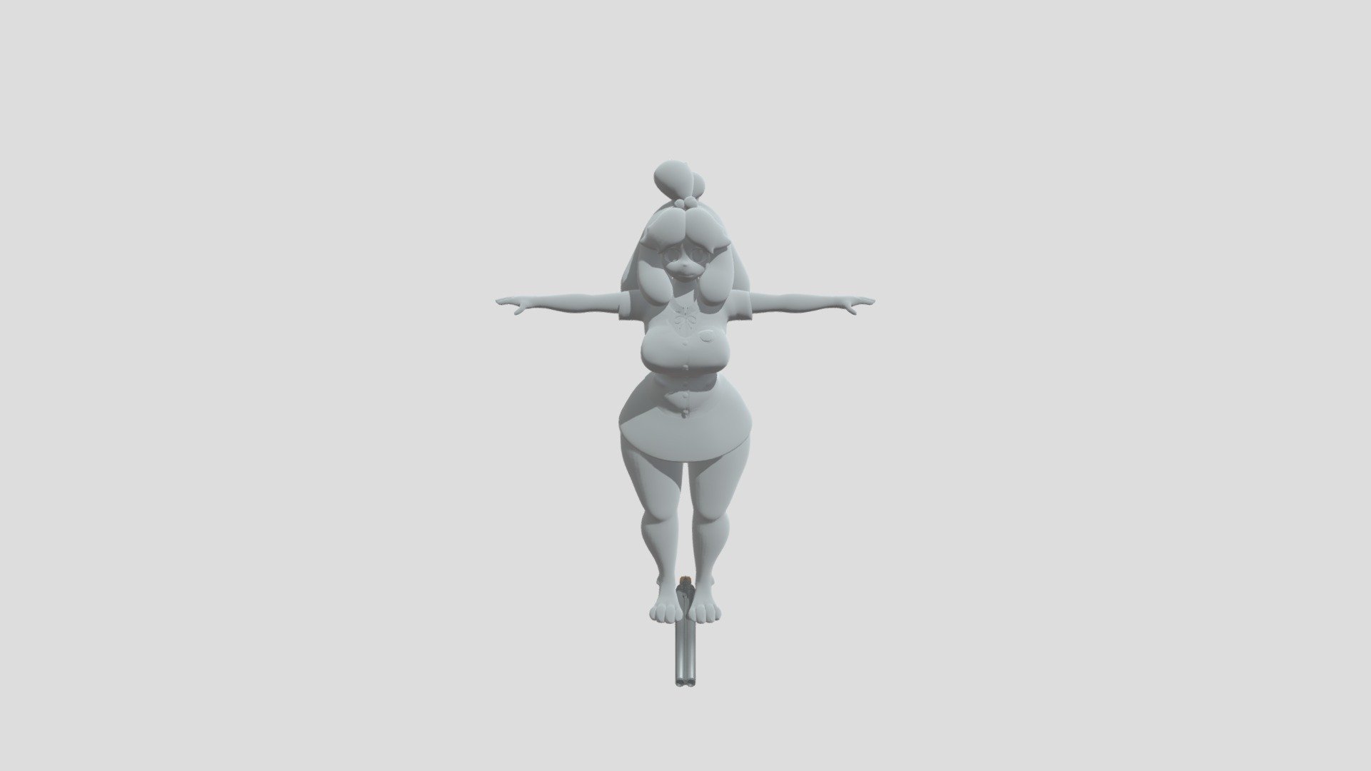 Isabelle - Download Free 3D model by Deez nuts (@Deeznuts33) [7632c76 ...