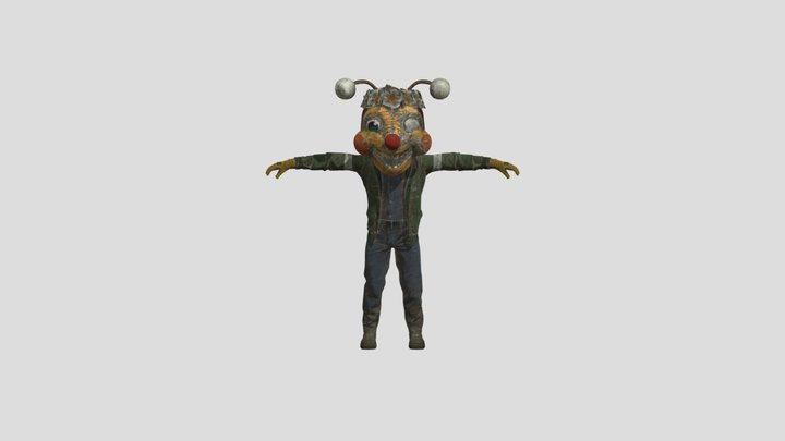 Spring Bee Corpse 3D Model