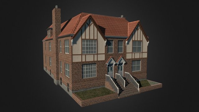 New York Queens housing 01 C:S 3D Model