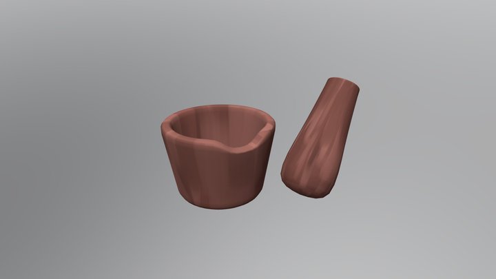 Mortarandpestle 3D Model