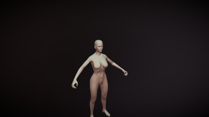 Female Body Test 3D Model