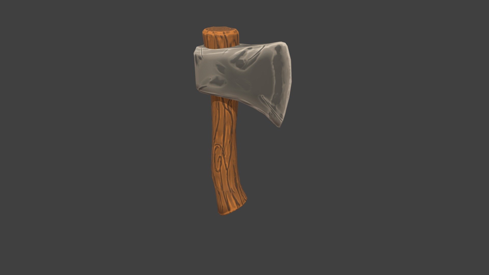 [Stylized] Simple stone axe 3D model by Basto "Bullfrog" W