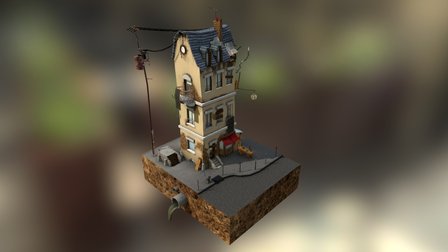 Little French house 3D Model