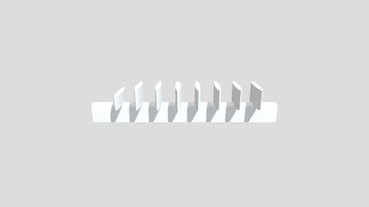 softGripperRibsV2 3D Model