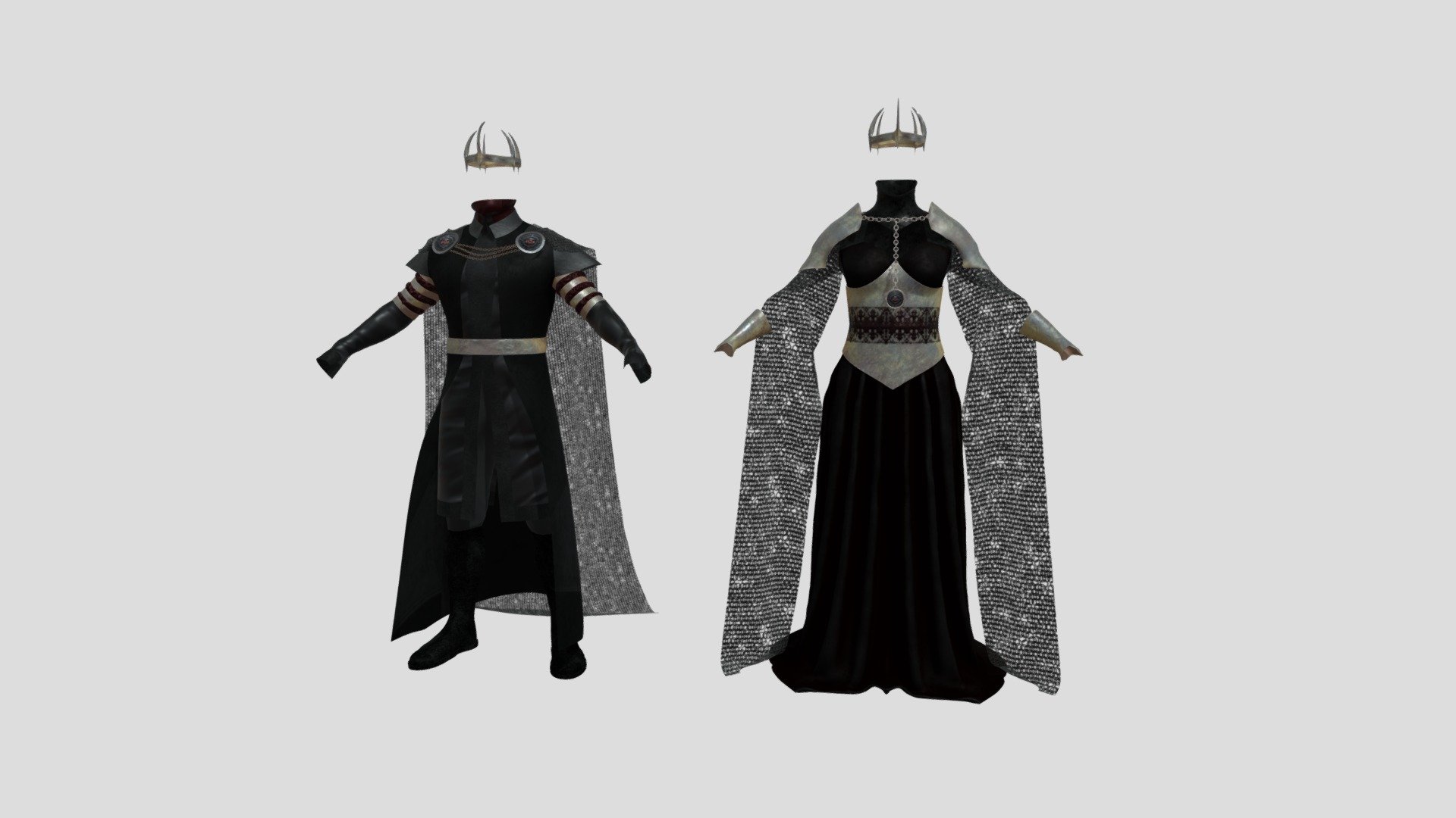 Royal Outfits Download Free 3d Model By A9908244 76387e6 Sketchfab 4285