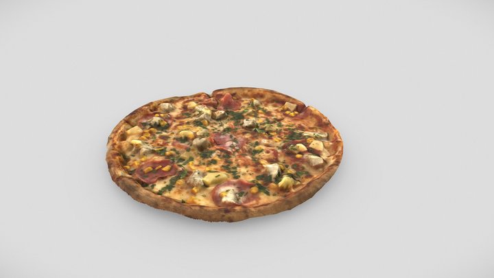 Pizza Photogrammetry 3D Model