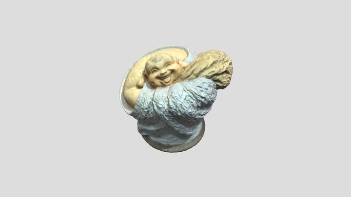 Laughing Buddha 3D Model