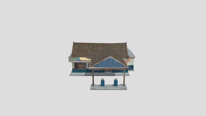 Hn3 Gas station Prototype 2 3D Model