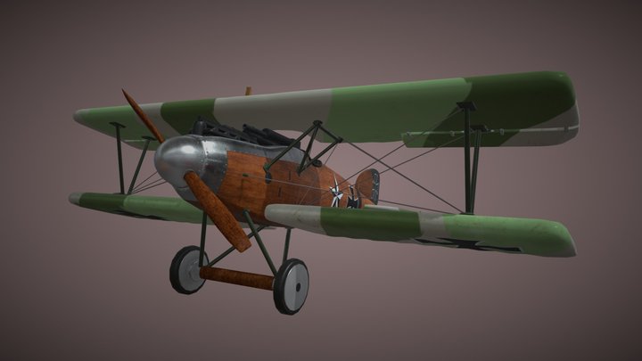 Albatross britânico 3D lutador modelo puzzle, guerra avião, sandpan jogo,  aeronave coleções, tela do mundo, D.