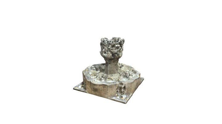 Brunnen am Kohlemarkt Regensburg 3D Model