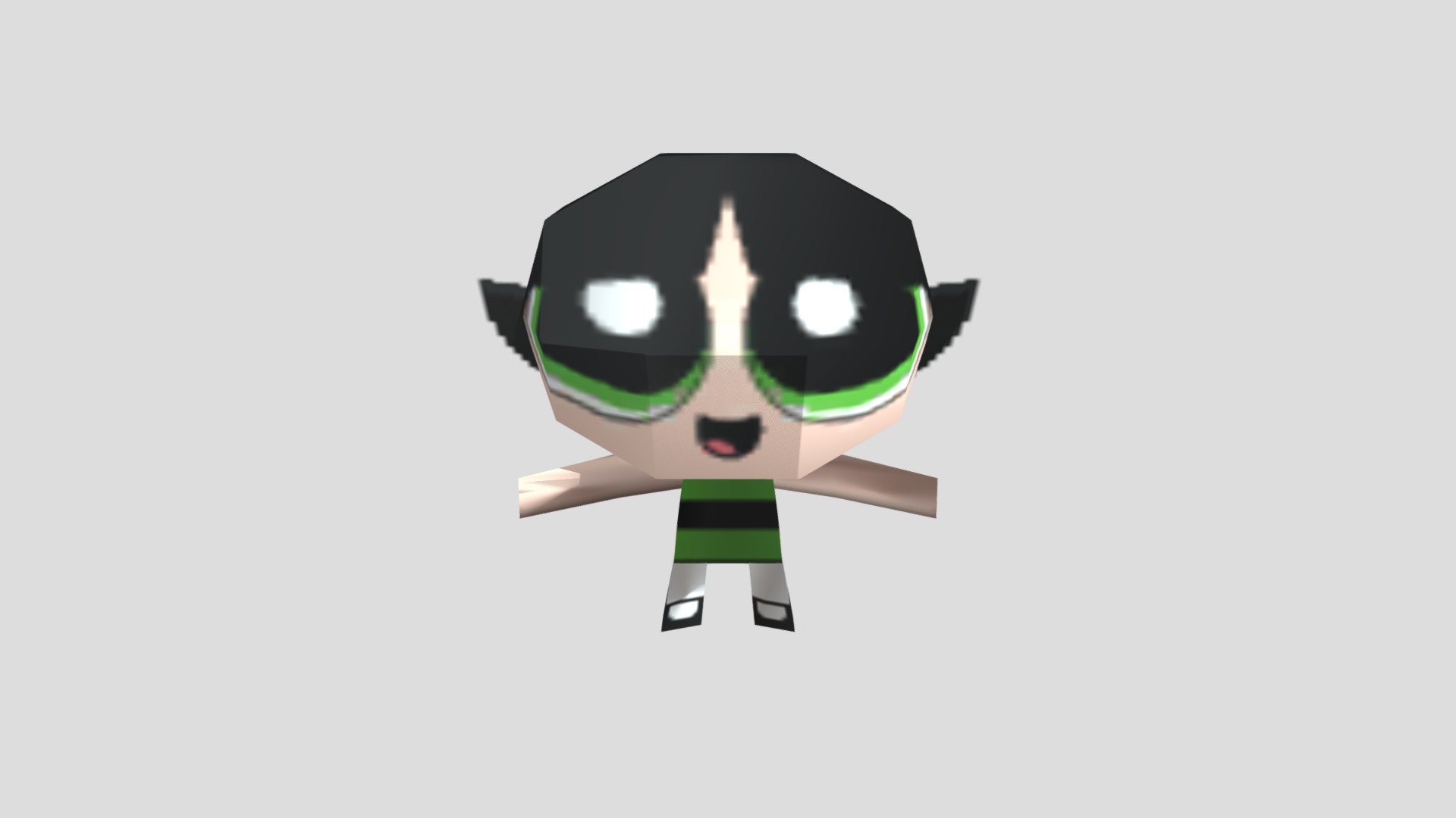 DS D Si - Cartoon Network Racing - Buttercup - Download Free 3D model by   (@) [763bfaa]